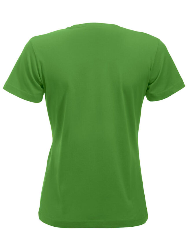 Basic -t-shirt jente grønn bak
