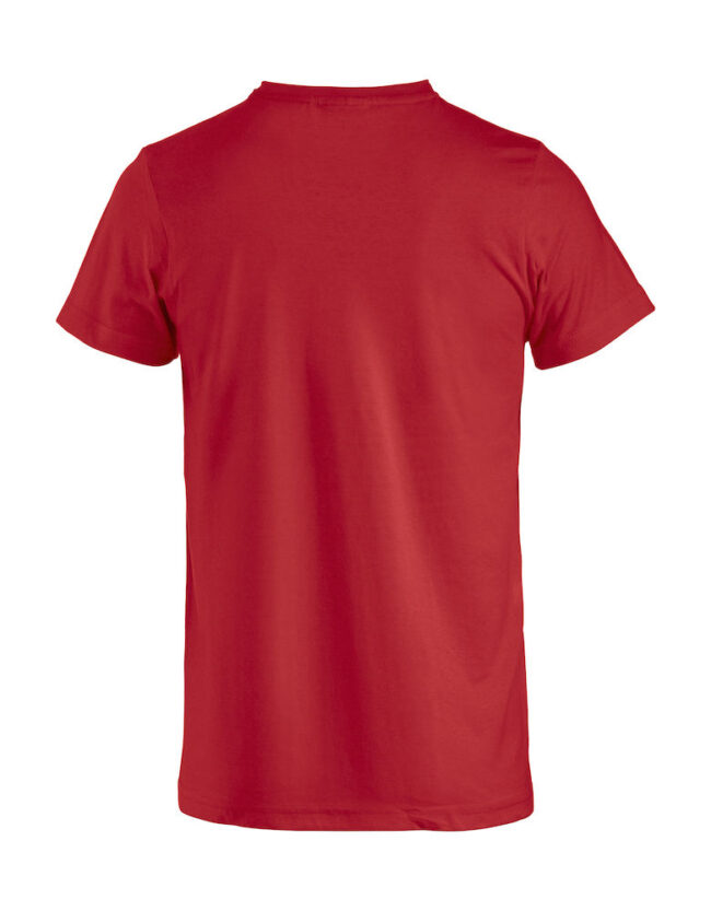 Basic -t-shirt rød bak