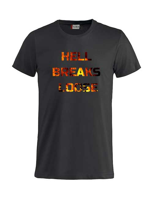 Hell breaks loose - t-skjorte