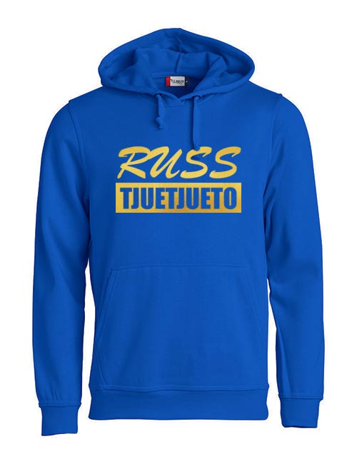 Basic hoodie russ tjuetjueen blå