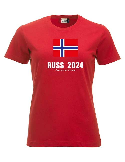 T-skjorte-goat-flagg-jente-rød-2024