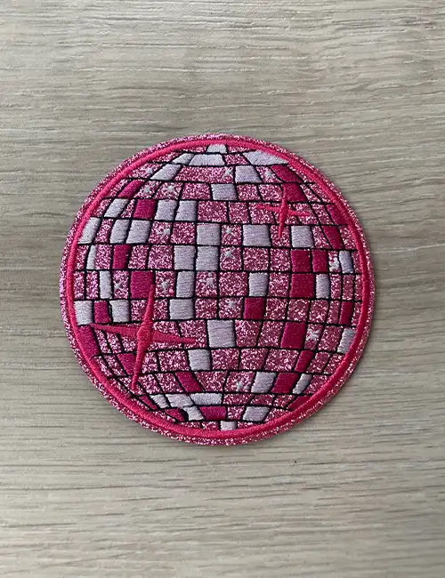 Discokule patch rosa