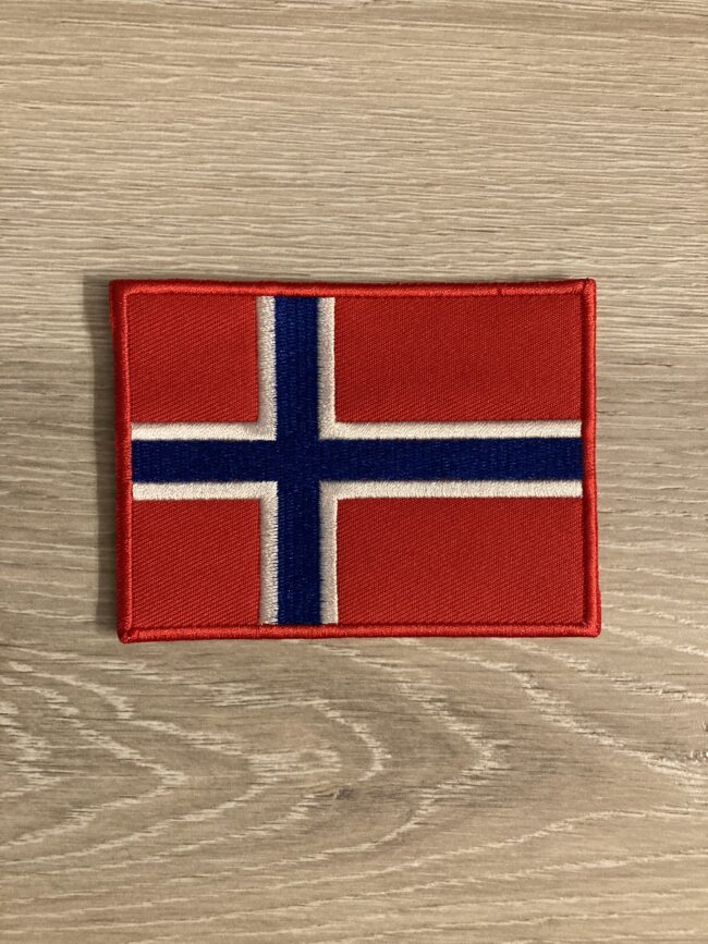 Norsk flagg patch